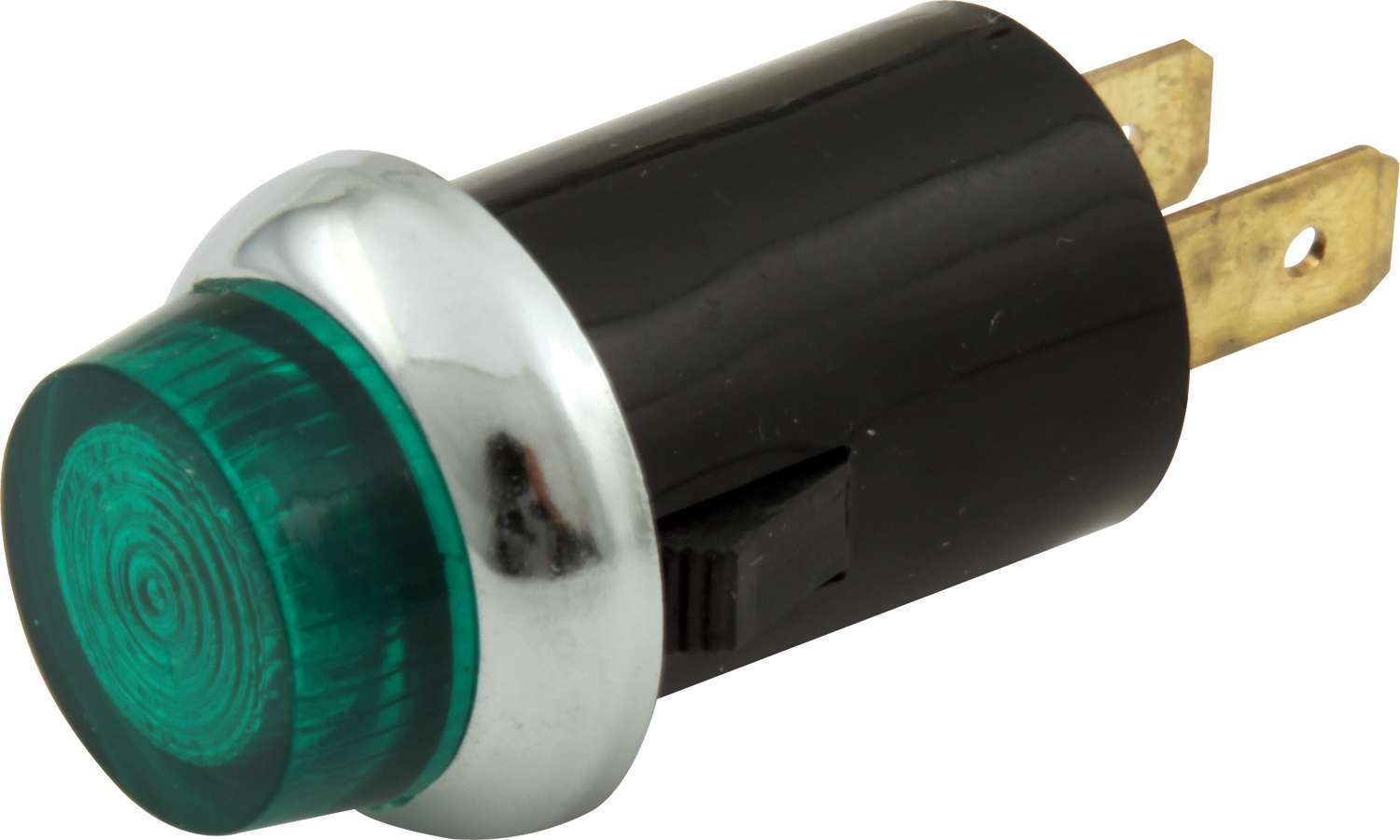 QuickCar Racing Products Warning Light 3/4 Inch Diameter Green 12V