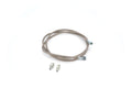 QuickCar Racing Products Gauge Line Kit 72 Inch PTFE Braided Stainless Steel with 4 AN Fittings