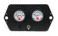 QuickCar Racing Products Gauge Panel Assembly 61-7205 with Oil Pressure and Water Temperature, 2-1/16 Inch White Face with Toggle Switch