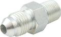 QUICKCAR Racing Products 61-725 Gauge Adapter 1/8 Inch NPT Male to -4AN Male Aluminum Fitting