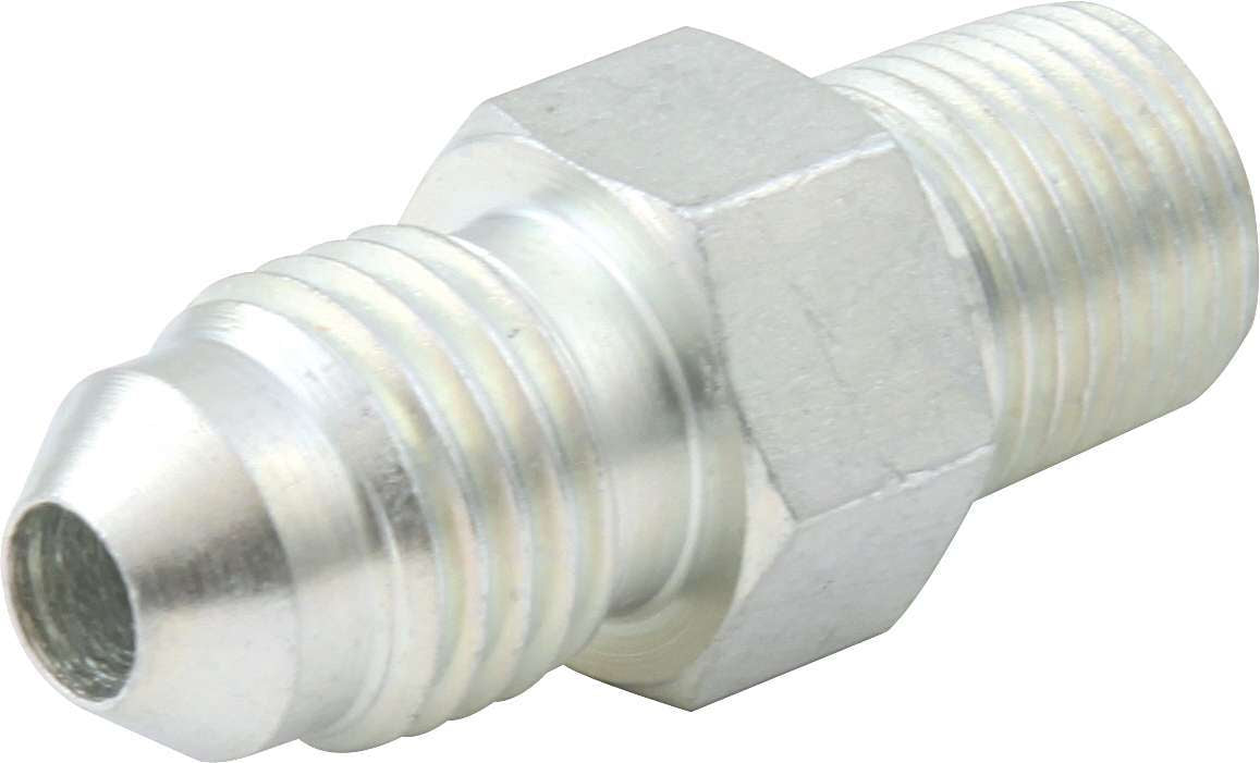 QUICKCAR Racing Products 61-725 Gauge Adapter 1/8 Inch NPT Male to -4AN Male Aluminum Fitting