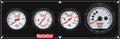 QuickCar Racing Products QRP61-7341 Extreme 3-1 Panel with Tachometer, Oil Pressure, Oil Temperature, Water Temperature, 2-5/8 Inch White Face