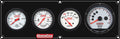 QUICKCAR RACING PRODUCTS QRP61-7347 Extreme 3-1 Gauge Panel Assembly with Oil Pressure, Water Temperature, Voltmeter, and Tachometer, 2-5/8 Inch Diameter, White Face