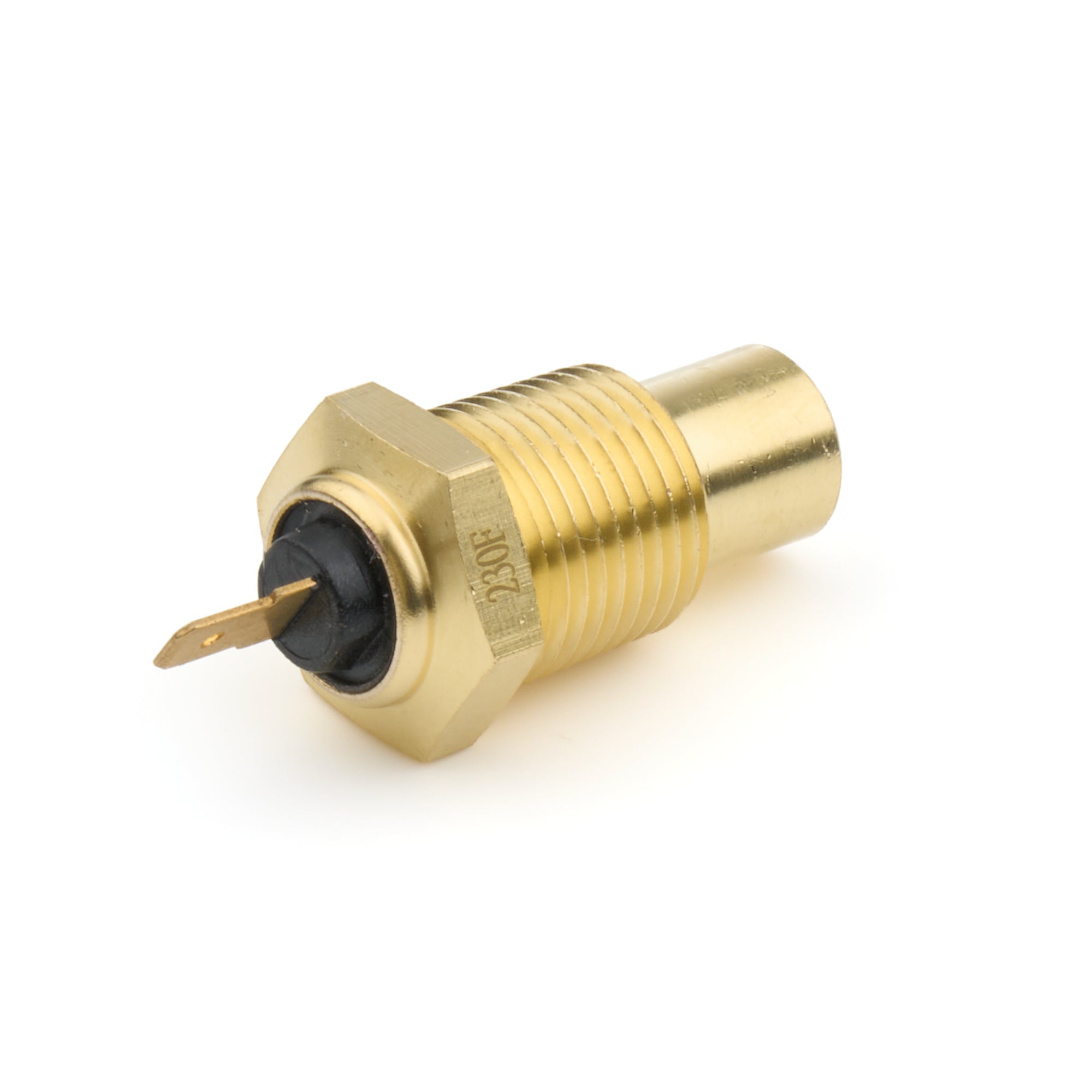 QuickCar Racing Products Water Temperature Switch 61-740 with 230°F Activation Temperature and 1/2 Inch NPT Male Thread