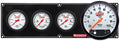 QuickCar Racing Products QRP61-7741 Extreme 3-1 Oil Pressure, Water Temperature, Tachometer and Oil Temperature Gauge Kit with 5-Inch Diameter White Face Display