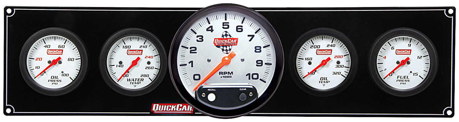 QuickCar Racing Products QRP61-7751 Extreme Gauge Panel Assembly with 5 Inch Tachometer and Multiple Function Gauges