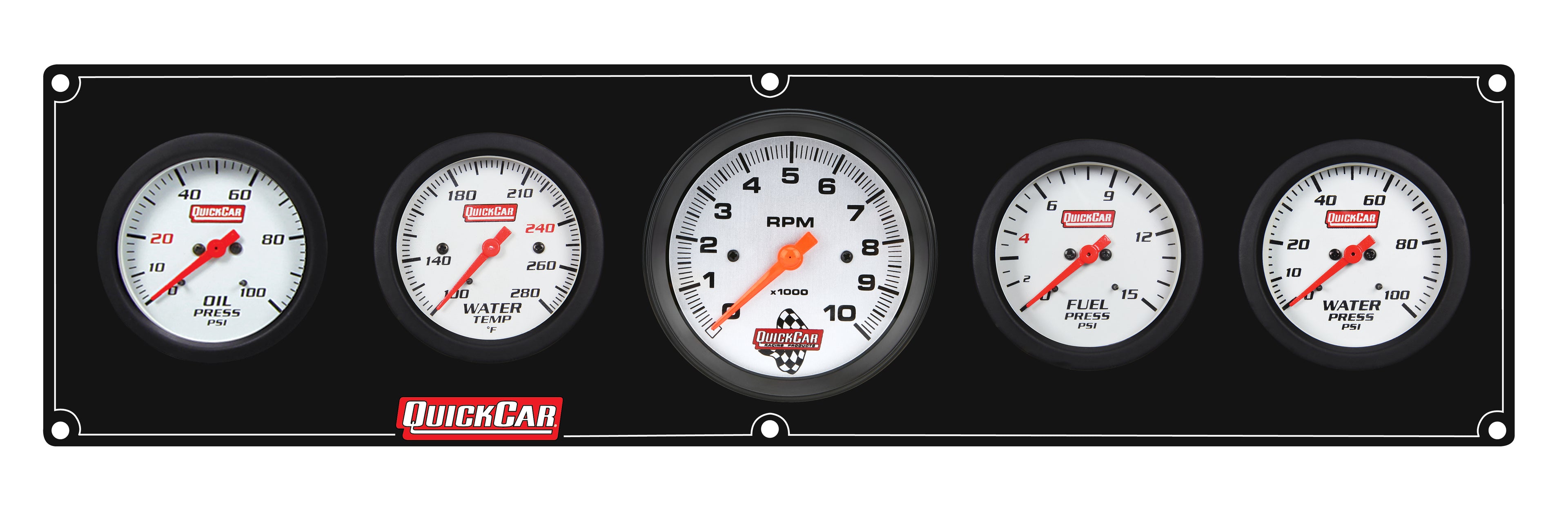 QuickCar Racing Products Extreme 4-1 Panel with Tachometer and Warning Lights