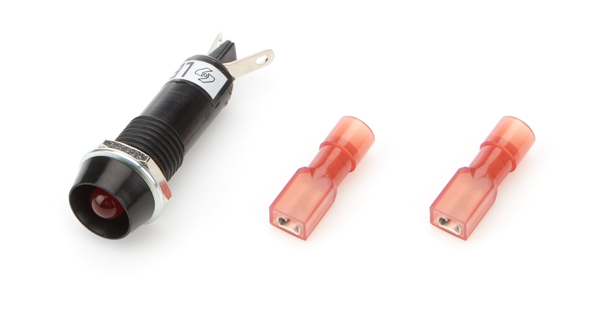 Quickcar Racing Products Warning Light 61-801, 12V, 3/8 Inch Diameter, Red