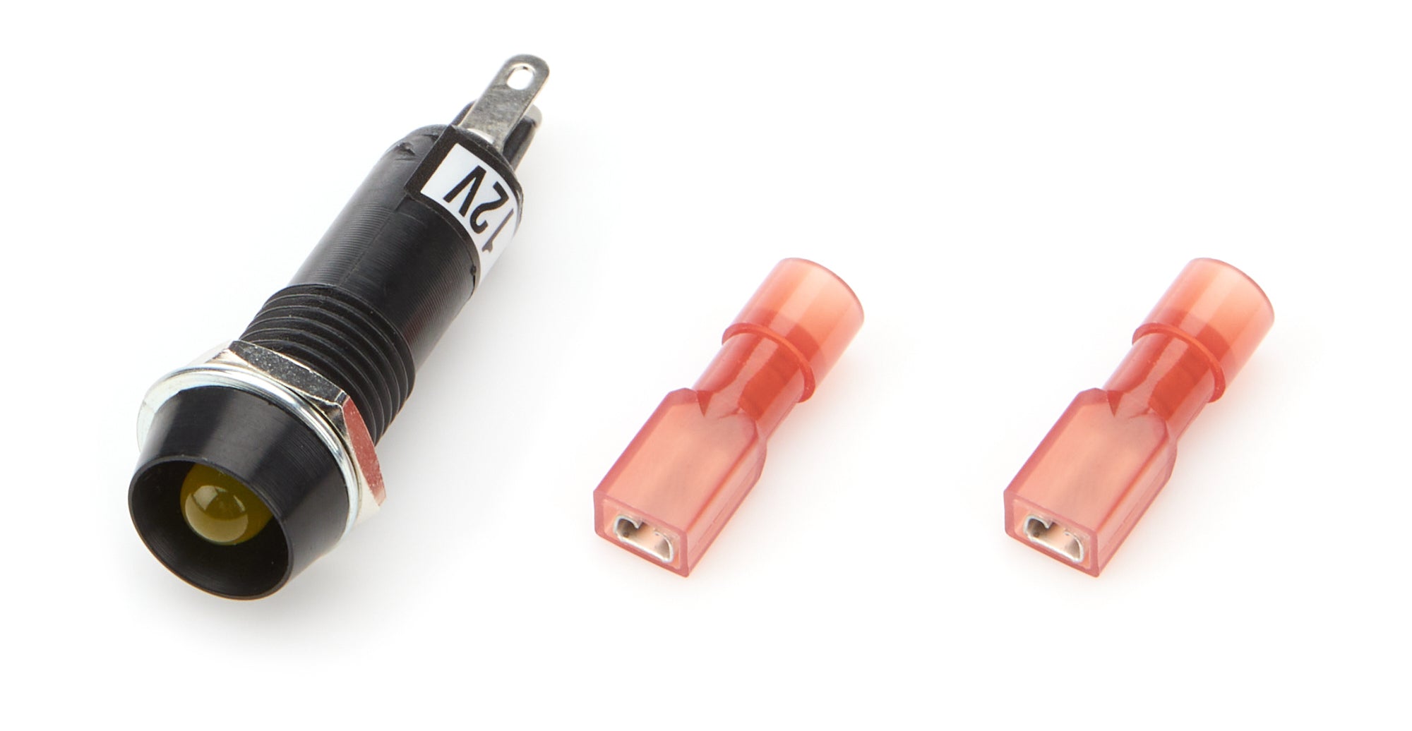 Quickcar Racing Products Warning Light 3/8 Inch Amber 12V