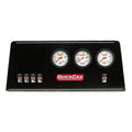 QuickCar Racing Products QRP61-812-038 Gauge Panel Assembly for Fuel, Oil, and Water Temperature - 2-5/8 Inch White Face Kit