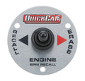 QuickCar Racing Products 611-096 Remote Recall Switch Plate for Tachometers, 25 Amp 12V, Momentary Off Switch