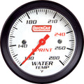 QuickCar Racing Products QRP611-6005 Water Temperature Gauge for Sprint Cars, 100-280°F, Mechanical, Analog, 2-5/8 Inch White Face