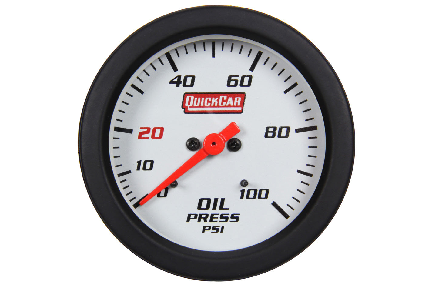 QuickCar Racing Products QRP611-7003 Extreme Mechanical Oil Pressure Gauge 0-100 PSI with Built-in Warning Light