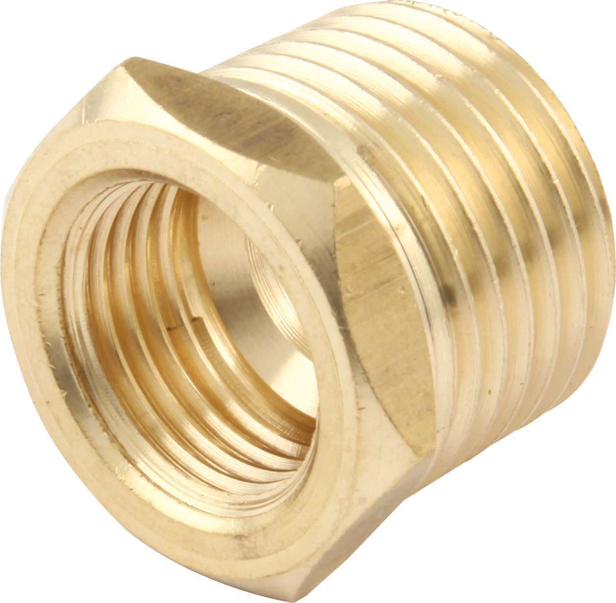 QuickCar Racing Products Brass Temp Adapter 1/2 NPT Female to 5/8-18 in Male