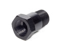 QuickCar Racing Products 611-903 Temperature Gauge Adapter, 5/8-18 in Female to 3/8 in NPT Male, Aluminum, Black Anodized