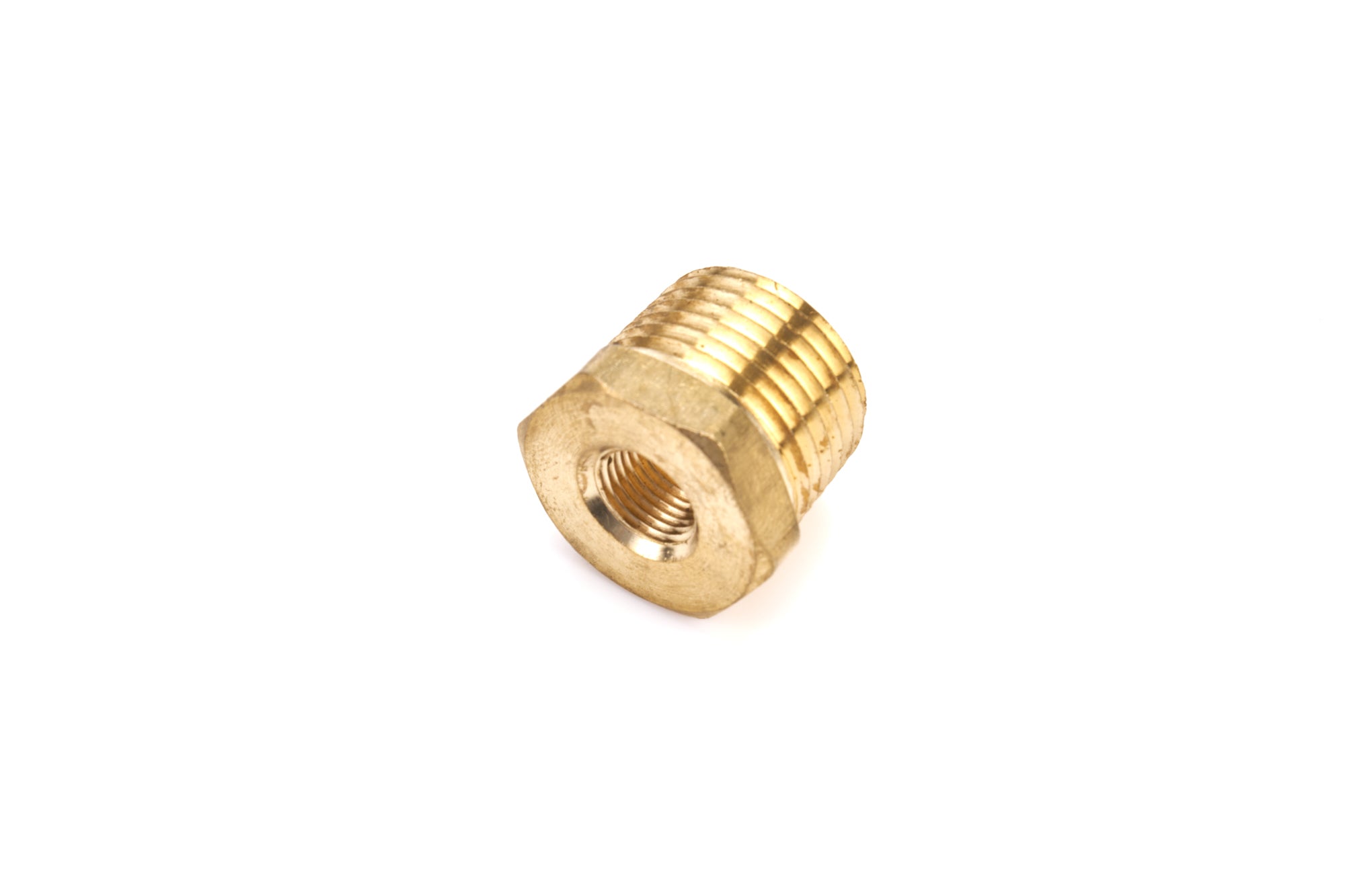 QuickCar Racing Products Adapter 611-904 Brass 1/8 Inch NPT Female to 1/2 Inch NPT Male