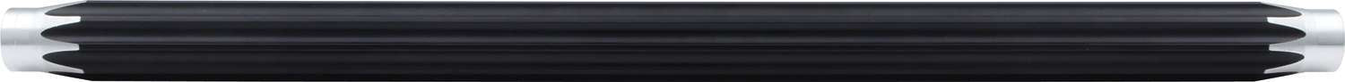 QuickCar Racing Products 62-180 5/8 Inch Aluminum Scalloped Suspension Tube, 18 Inch Length, Black Anodized Finish