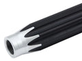 QuickCar Racing Products 62-400 5/8 Inch Aluminum Scalloped Suspension Tube, 40 Inches Long, Black Anodized