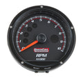 QuickCar Racing Products QRP63-002 Redline Multi-Recall Tachometer, 10,000 RPM, Electric Analog Gauge, 3-inch Diameter, Dash Mount with Shift Light and Memory, Black Face