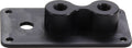 QuickCar Racing Products Firewall Junction 63-121 with One 1/8 Inch NPT Hole in Aluminum Black Finish