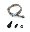 QUICKCAR RACING PRODUCTS QRP63-71024 Line Kit 24 Inch Steel Braided with 4 AN Fittings