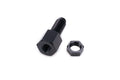 QUICKCAR Racing Products 63-722 Bulkhead Sender Fitting 4AN Male to 1/8-Inch NPT Male Aluminum Black Anodized