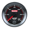 QuickCar Racing Products QRP65-006 RedLine Water Temperature Gauge 2-1/16 Inch, 100-280°F, Electric Analog with Full Sweep, Black Face