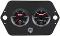 QuickCar Racing Products QRP65-2005 RedLine Gauge Panel Assembly for Sprint Cars with Oil Pressure and Water Temperature, 2-1/16 Inch Black Aluminum Face