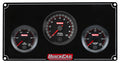 QuickCar Racing Products QRP65-2031 RedLine Gauge Panel Assembly with Oil Pressure, Water Temperature, and Tachometer - Black Face Aluminum