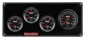 QuickCar Racing Products QRP65-3048 RedLine Gauge Panel Assembly with Oil Pressure, Water Temperature, Fuel Pressure, and Tachometer - 2-1/16 Inch Black Aluminum Face