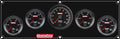 QuickCar Racing Products QRP65-4058 RedLine Panel with Oil Pressure, Water Temperature, Fuel Pressure, Water Pressure, and Tachometer Gauges