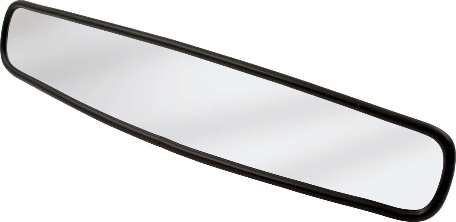 QuickCar Racing Products QRP66-754 Convex Rear View Mirror, 14 Inch Wide, Black Plastic