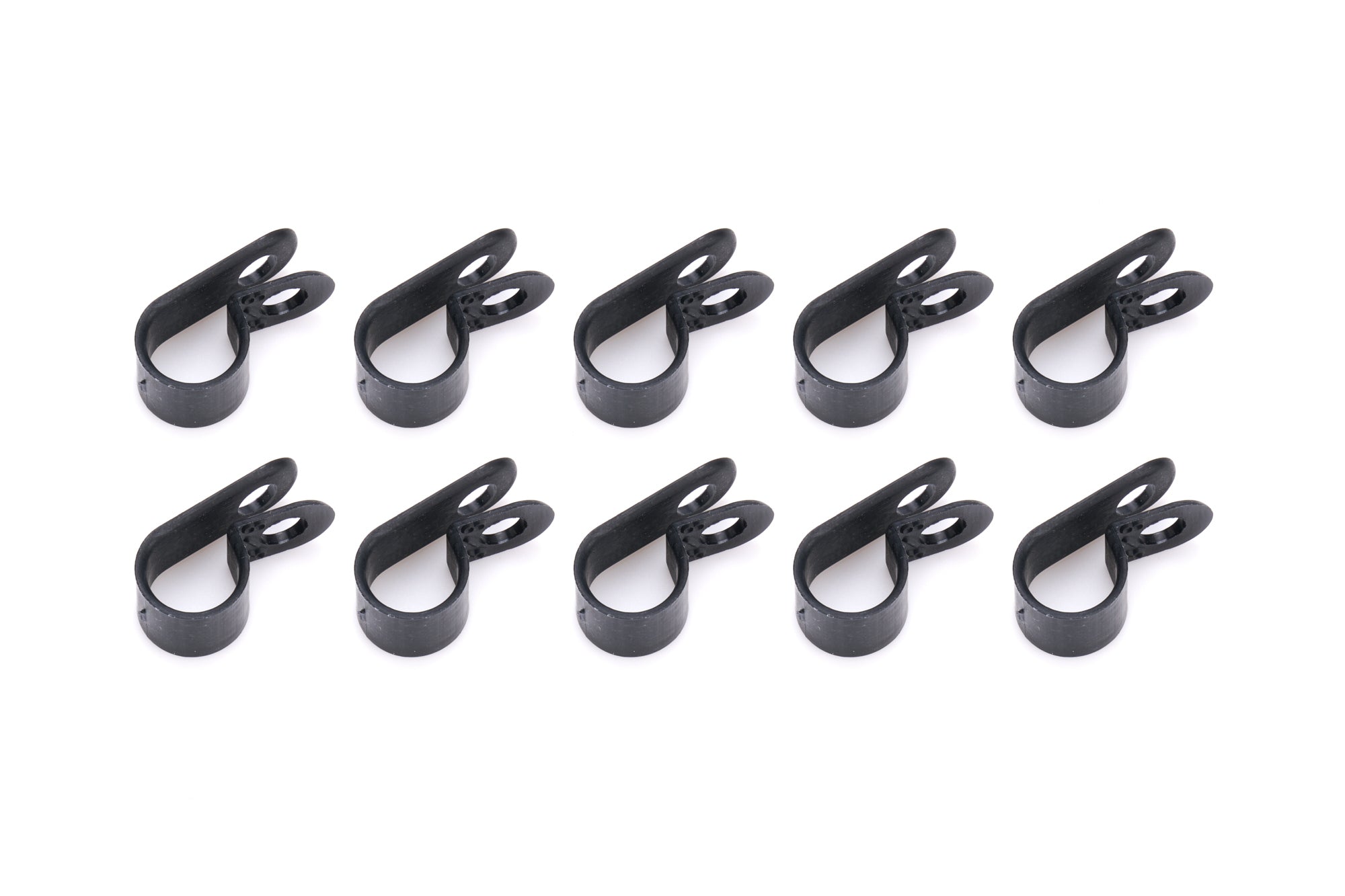 QUICKCAR RACING PRODUCTS Adel Line Clamp 3/8 Inch Nylon Black Set of 10