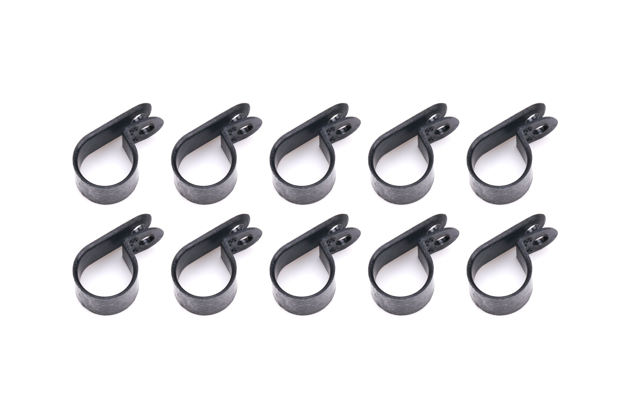QUICKCAR RACING PRODUCTS Adel Line Clamp 0.625 Inch ID Nylon Black Set of 10