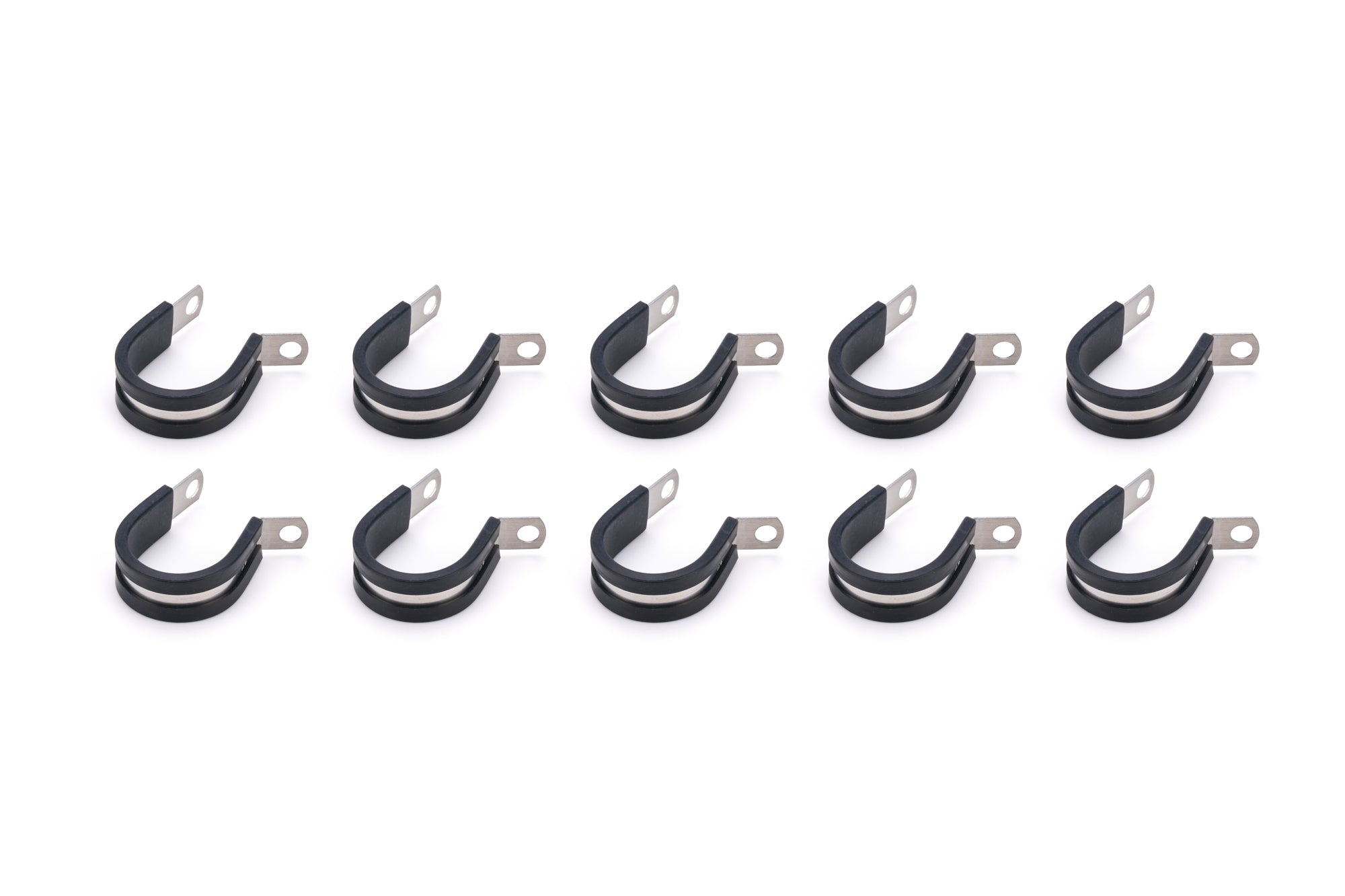 QUICKCAR RACING PRODUCTS Adel Line Clamp 1 Inch Diameter Aluminum Set of 10