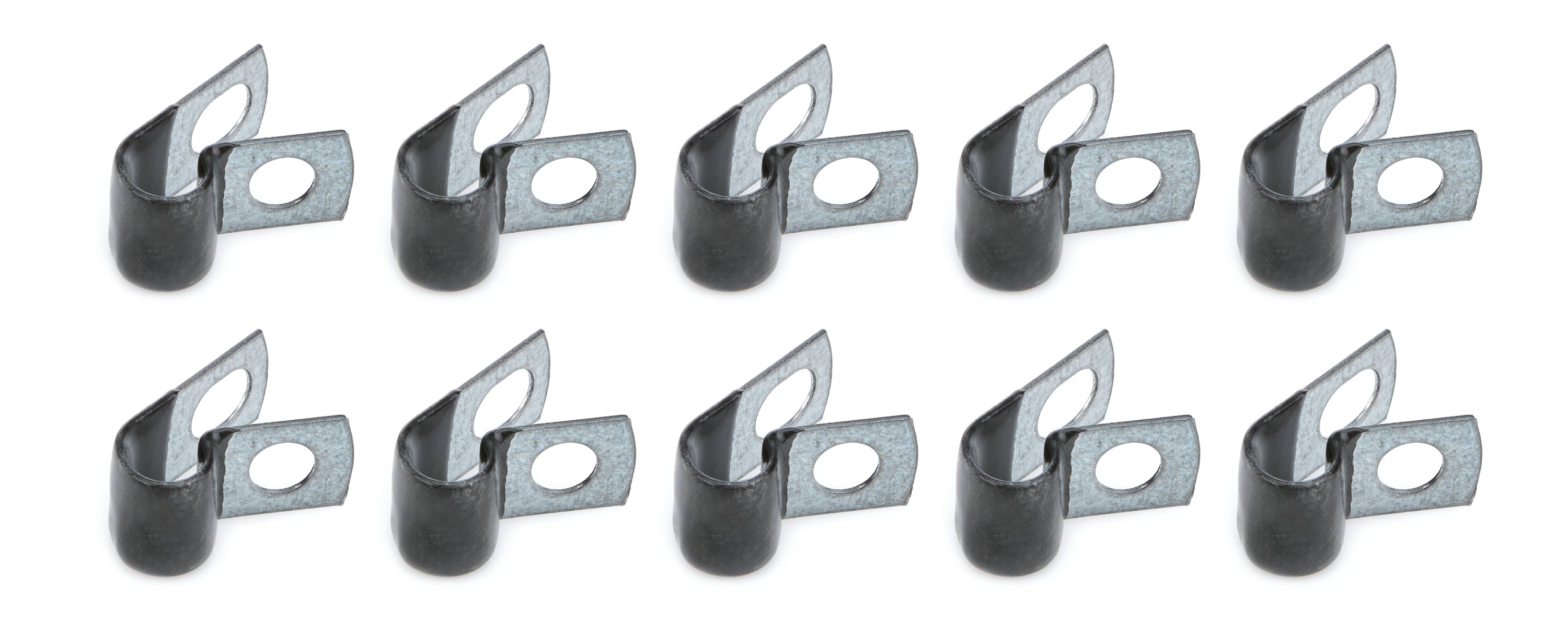QuickCar Racing Products Alum Line Clamps 1/4 Inch Diameter Set of 10