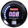 QUICKCAR RACING PRODUCTS QRP67-000 Digital Fuel Pressure Gauge 0-15 psi, Electric, 2-1/16 Inch Black Face