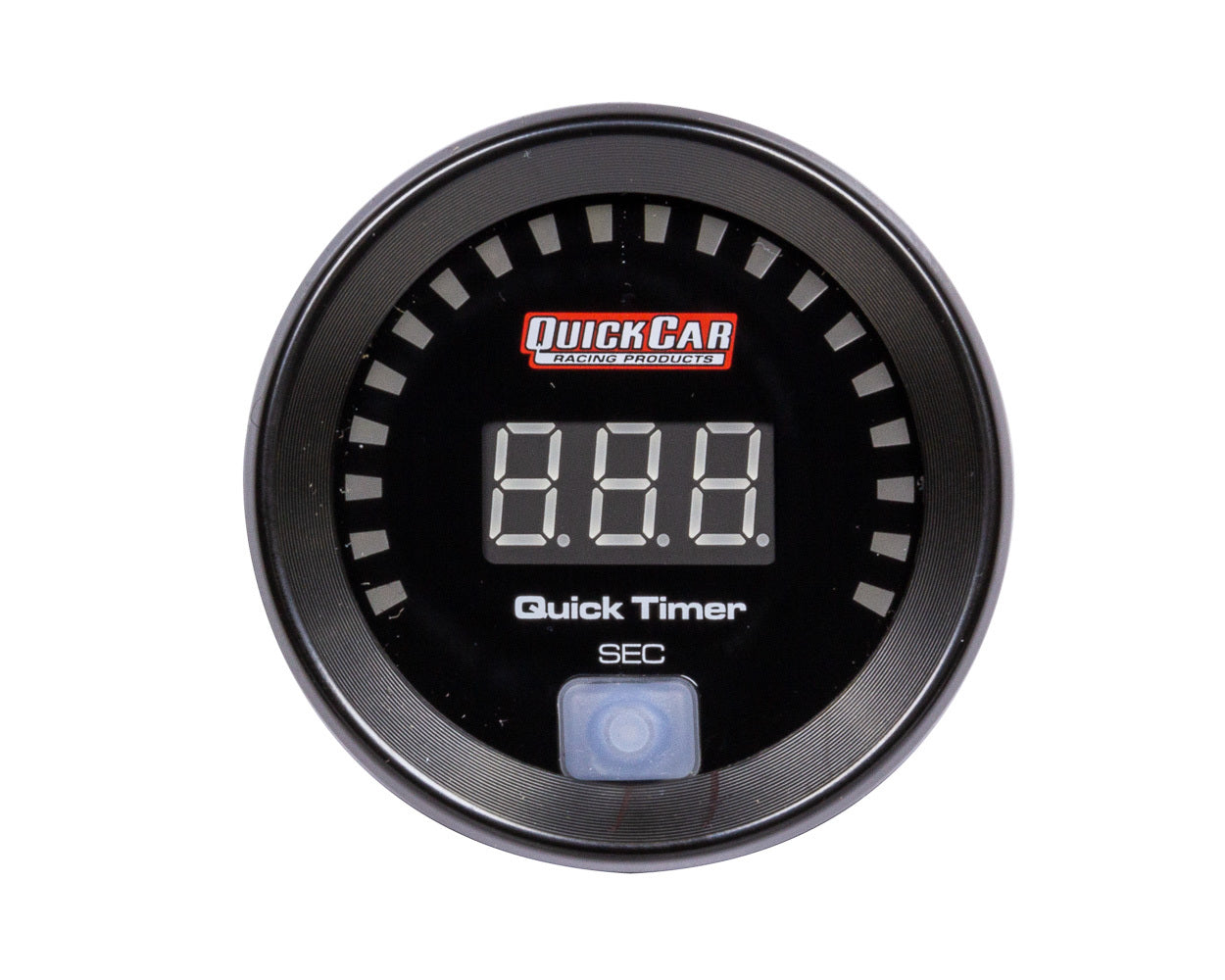 QuickCar Racing Products QRP67-107 Lap Timer with Digital Display and LED Indicators, 2-1/16 Inch Diameter