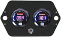 QUICKCAR RACING PRODUCTS QRP67-2005 Digital 2-Gauge Panel Open Wheel Oil Pressure and Water Temperature Black Face Kit