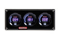 QuickCar Racing Products Digital 3-Gauge Panel Assembly for Oil Pressure, Water Temperature, and Fuel Pressure