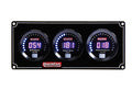 QuickCar Racing Products Digital 3-Gauge Panel Assembly for Oil Pressure, Water Temperature, and Water Pressure