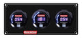 QuickCar Racing Products QRP67-3018 Digital 3-Gauge Panel Assembly with Oil Pressure, Water Temperature, and Fuel Pressure Gauges