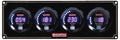 QuickCar Racing Products Digital 3-1 Gauge Panel Kit with Oil Pressure, Water Temperature, Oil Temperature, and Tachometer, Black Face