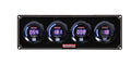 QuickCar Racing Products Digital 3-In-1 Gauge Panel Assembly with Oil Pressure, Water Temperature, Fuel Pressure, and Tachometer