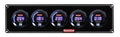 QuickCar Racing Products Digital 4-1 Gauge Panel Assembly for Oil Pressure, Water Temperature, Fuel Pressure, Oil Temperature, and Tachometer