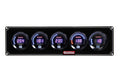 QUICKCAR RACING PRODUCTS Digital 4-in-1 Gauge Panel Assembly with Oil Pressure, Water Temperature, Oil Temperature, Voltmeter, and Tachometer - Black Face