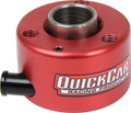 QUICKCAR RACING PRODUCTS QRP68-010 Steering Wheel Quick Release Push Button Hex Style Aluminum Red Anodized for 3/4 Inch Shaft