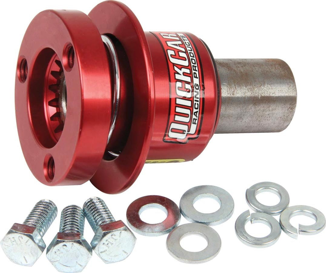 QuickCar Racing Products QRP68-015 Steering Wheel Quick Release with 360 Degree Rotation and Fine Spline Aluminum Handle