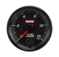 QuickCar Racing Products QRP69-000 Redline Fuel Pressure Gauge 0-15 PSI Electric Analog with Full Sweep 2-5/8 Inch Diameter Black Face