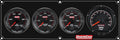 QuickCar Racing Products QRP69-3041 Redline Gauge Panel Assembly with Oil Pressure, Oil Temperature, Water Temperature, and Recall Tachometer, 3-Inch and 2-5/8-Inch Diameter, Black Face